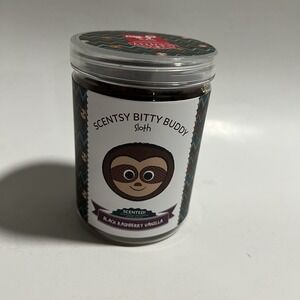 Scentsy Bitty Buddy - Sloth - Scented with "Black Raspberry Vanilla"
